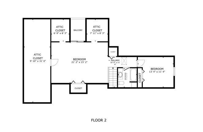 345 Eugenia Road. Floor Plan. Floor 2